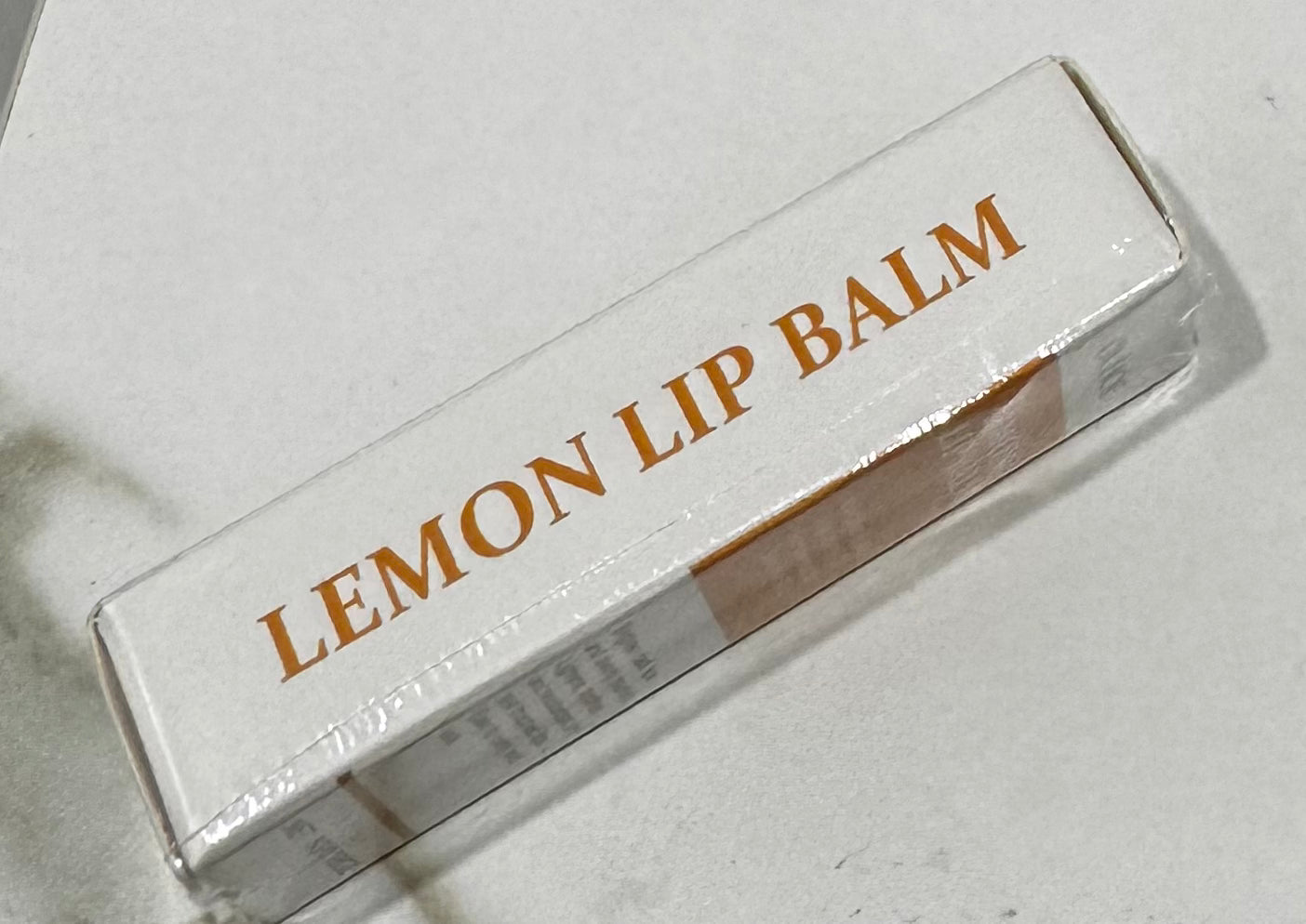 Lemon lip balm