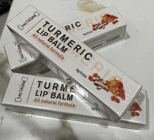 Turmeric lip balm