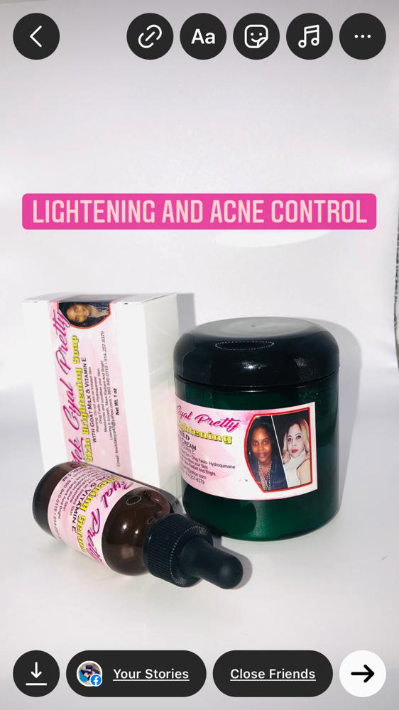The Leading skin brightening body and face products now!!!